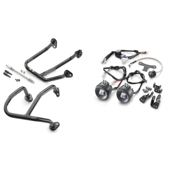 KTM Crash bar supplementary headlight kit